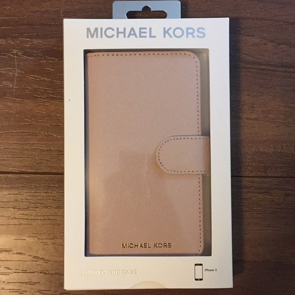 MICHAEL Michael Kors Accessories - NWT iPhone X Michael Kors Folio Phone Case